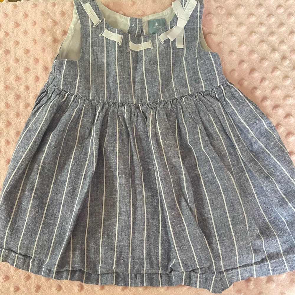 Baby Gap Chambray A-line skirt toddler dress